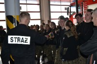 Rymanowscy licealiści z wizytą w jednostkach ratowniczych _21