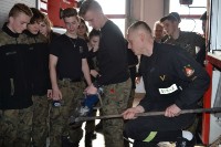Rymanowscy licealiści z wizytą w jednostkach ratowniczych 