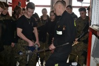 Rymanowscy licealiści z wizytą w jednostkach ratowniczych _32