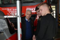 Rymanowscy licealiści z wizytą w jednostkach ratowniczych _45