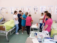 Zajęcia klas medycznych w PWSZ oraz w Lotniczym Pogotowiu Ratunkowym  w Sanoku 