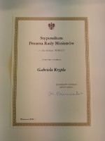 STYPENDIUM PREZESA RADY MINISTRA