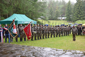 Uczniowie rymanowskiej mundurówki uświetnili obchody 77. rocznicy powołania WOP podczas uroczystości w Jasielu