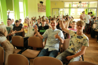 Pożegnanie klas 8 przez klasy 7