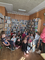 Wizyta uczniów klas pierwszych w Gminnej Bibliotece Publicznej w Rymanowie 