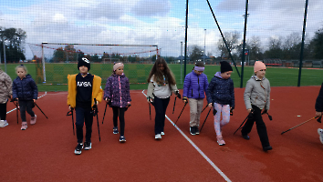 Szlifujemy technikę Nordic Walking.